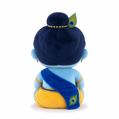 Coshi Krishna interactive deity companion, back view