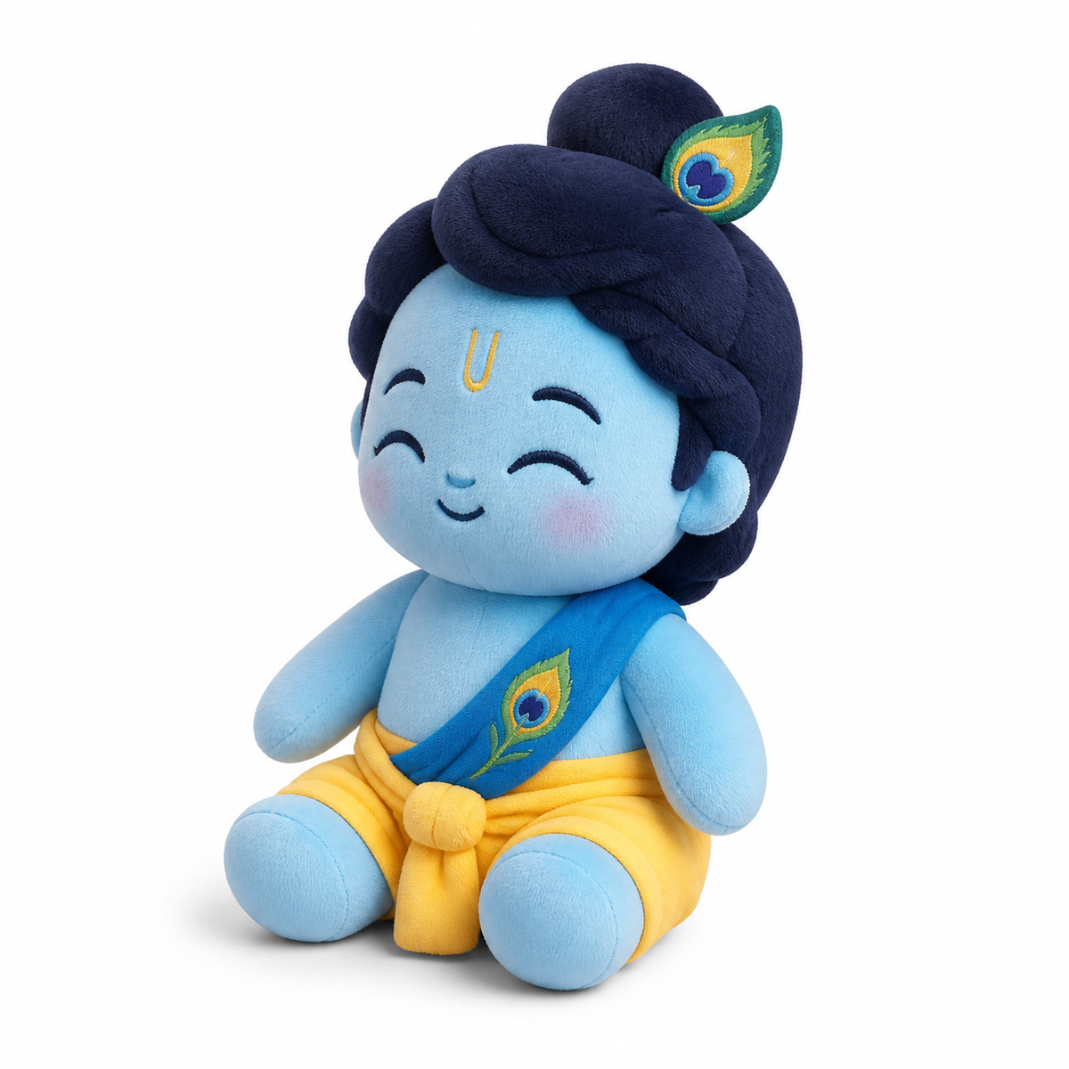 Coshi Krishna interactive deity companion, three-quarter view