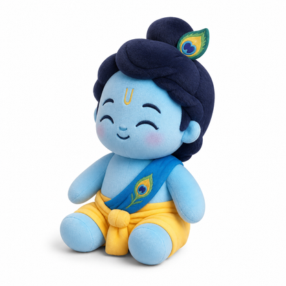 Coshi Krishna interactive deity companion, three-quarter view