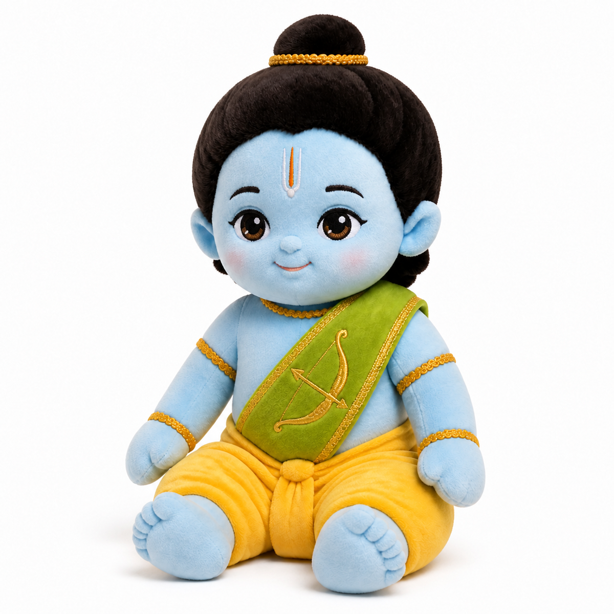Coshi Ram interactive deity companion, three-quarter view